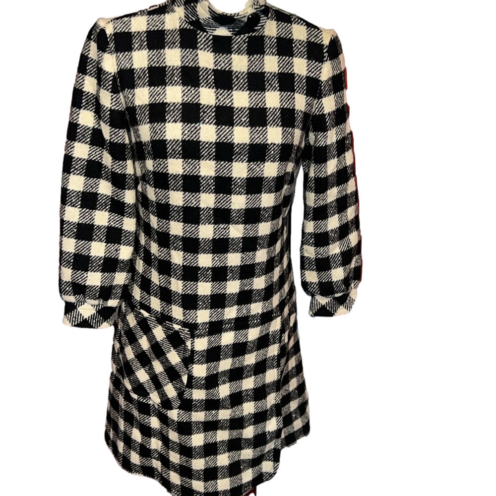 Vintage VirginWool Pendleton Check Plaid Classic Dress 10